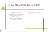 43. Das Meta-CASE-Tool MOFLONst.inf.tu-dresden.de/files/teaching/ws12/sew/slides/43-sew-moflon.pdf · Prof. U. Aßmann, SEW 12 MOFLON MetaCASE – Main Features MOF2.0 editor (draw