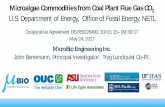 Microalgae Commodities from Coal Plant Flue Gas CO2 · 2017-06-07 · Microalgae Commodities from Coal Plant Flue Gas CO 2 U.S. Department of Energy, Office of Fossil Energy, NETL