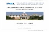 M.I.E.T. ENGINEERING COLLEGE · 2019-03-01 · SYLLABUS (THEORY) Sub. Code: CS6303 Branch / Year / Sem : CSE/II/III Sub.Name : Computer Architecture Staff Name : S.SHANMUGA PRIYA