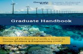 Graduate Handbook - Ocean Science & Engineering · Ocean Science & Engineering (OSE) Graduate Handbook – Graduate Handbook – Updated: October 23, 2016 ... , chemical oceanography,