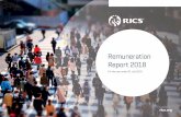 Remuneration Report 2018 - rics.org ... remuneration advisors. The Committee continues to maintain an