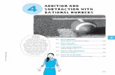 Addition and Subtraction with Rational Numbers · 2018-09-01 · Addition and Subtraction with Rational Numbers Although baseball is considered America's national pastime, football