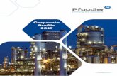 Corporate Profile 2017 - Pfaudler Corporate Profile... · Def ining the standard Pfaudler is the leading technologies, solutions and services provider to the chemical and pharmaceutical