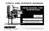PARTS AND SERVICE MANUAL - SouthStar Supplysouthstarsupply.com/wp-content/uploads/2015/06/WOLF-Pacer.pdf · bearing needs to be greased or replaced, remove Connecting Rod (see page