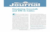 Simulating Crosstalk and EMI in Cables - Semantic Scholar · 2017-10-17 · Simulating Crosstalk and EMI in Cables C ables not only transfer the power needed to run electrical equipment,