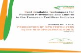 Booklet No. 7 of 8: PRODUCTION OF NPK FERTILIZERS by the ...nitrophosphate based NPK plants. CAN and calcium nitrate production associated with the nitrophosphate route are described