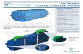POTABLE WATER TANKS · 2019-10-08 · tank, rainwater harvesting tank or water storage tank • No special water filling ... Infiltrator’s gasket design utilizes technology from