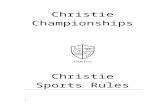AMERICAN FOOTBALL - Christie Championships · Web viewIn the case of a tie – the team with the highest goal difference will be declared winner – if the goal difference is the