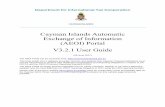 Cayman Islands Automatic Exchange of Information (AEOI) Portal … · Cayman Islands by the CRS Regulations CRS Regulations The Tax Information Authority (International Tax Compliance)
