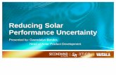 Reducing Solar Performance Uncertainty...Vaisala | Measurement, Assessment, Forecasting 3 2/10/2017 Solar resource feasibility studies 800 (42 GW), 6 continents Due diligence assessments