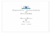 Exporters’ Associationexporterssrilanka.net/press-relese/download/annual_report_2015_2016_final.pdf · PRODUCT ASSOCIATION REPRESENTED BY 1. Colombo Rubber Traders‟ Association