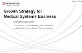 Growth Strategy for Medical Systems Business...2018 Clinical Practice Guidelines for Systemic Treatment of Breast Cancer (issued by Japanese Breast Cancer Society) was revised to affirm