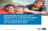 G E N DER EQU A LITY R ES ULT S C ASE STU D Y · ASIAN DEVE LO P MENT BANK Gender Equality Results Case Study Nepal Gender Equality and Empowerment of Women Project Women in Nepal