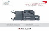 > PRINT > COPY > SCAN > FAX POWERING · 2018-03-29 · TRANSFORMING YOUR HARDWARE INVESTMENT INTO A POWERFUL WORKFLOW TOOL The feature-rich TASKalfa 5501i seamlessly integrates within