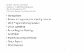 September 25, 2019 Meeting Agenda 1540 Scenic Avenue ...oc.acm.org/docs/OC ACM Committee September 2019 Meeting Agenda and... · •We should not suggest that attendees use iNK if