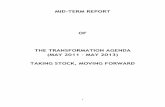 MID-TERM REPORT OF THE TRANSFORMATION AGENDA (MAY 2011 …nigerianstat.gov.ng/pdfuploads/MID-TERM REPORT OF THE TRANSFORMATION... · THE TRANSFORMATION AGENDA (MAY 2011 – MAY 2013)
