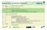 Program Kick- off Meeting „NANOSTIR“ - IZES gGmbH · 1/30/2008  · IZES technical test centre for small ... Saarland. DAP-PL-3450.00. 4 IZES gGmbH Our focus:-Tomorrow's energy