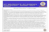 ST MUNGO’S ACADEMY · ST MUNGO’S ACADEMY Session 2013-2014 Newsletter Issue 7 . April 2014. Head Teacher’s Message . Dear Parent / Carer, There has been a great deal of excitement
