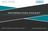 BCMAS Information Packet - Accreditation Council for ......ACMA Board Certification demonstrates that professionals have met rigorous standards through intensive study, self-assessment