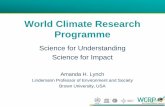 World Climate Research Programme - UNFCCC · 2019-06-01 · Energy Agriculture Health Biodiversity Indicators / Metrics Climate envelopes Agro-ecological zones Extremes (ETCCDI) Application