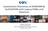 Coexistence Dilemmas of 25GEPON & 2x25GEPON with …grouper.ieee.org/groups/802/3/ca/public/meeting_archive/2018/03/dai_3ca_1b_0318.pdf2.5 GPON US 25G US-b Legacy PONs Third 25GEPON