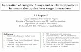 Generation of energetic X-rays and accelerated particles in …limpouch/SPPT06-present.pdf · Generation of energetic X-rays and accelerated particles in intense short-pulse laser