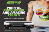 PRODUCTION AND AMAZING PRINTS · The DTG Digital G4 garment printer establishes a new standard for professional direct prints for all finished garments and fashion panels. Designed