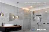 BATHED IN BEAUTYAlcove showers are designed to fit into an alcove space. Glass wall liners can be used to create reflection and colour. These liners can be a simple plain colour, digitally