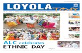 ALC celebrates ETHNIC DAY - Andhra Loyola Collegeandhraloyolacollege.ac.in/documents/9e1728a9765ea400c... · 2017-11-17 · Vol. 10 No. 1 October 2010 Andhra Loyola College (Autonomous),