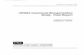 OPNAV Functional Reorganization Study: Final Report · 2014-04-17 · CAM 90-16 I February 1990 OPNAV Functional Reorganization Study: Final Report CENTER FOR NAVAL ANALYSES 4401