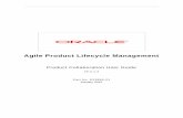 Agile Product Lifecycle Management - Oracle Agile Product Lifecycle Management Product Collaboration
