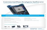 ConnectorMax Analysis Software - Amazon S3 · 2016-01-24 · SPEC SHEET KEY FEATURES Automatic pass/fail analysis in the portable FTB-1, FTB-200 and FTB-500 platforms Lightning-fast: