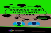 KNOWING YOUR LIMITS WITH ALCOHOL...Let’s count your drinks It’s easy to measure your alcohol use by counting “standard” drinks. A “standard” drink has 13.6 grams of alcohol,