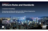 Offshore Rules and Standards - SLV Halle · Lloyd’s Register energy services Rules and Standards • Basis bestehender Regelwerke – Öl- und Gasexploration sowie –förderung