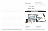 • Audi A3 2003 • Audi A3 2007 - KENWOOD• Audi A3 2003 • Audi A3 2007 Double DIN Kit contents • (1) Metal Frame • (2) Facia Plate Installation Kit (3) Trim Frame (4) All