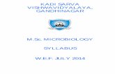 M.Sc. MICROBIOLOGY SYLLABUS W.E.F. JULY 2014 2016-03-03آ  Chromatography, Gel filtration, Affinity chromatography,