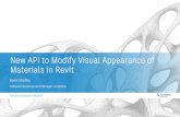 New API to Modify Visual Appearance of Materials in Revit...Learn how to use new API to modify visual appearance of Materials in Revit navigate coding workflow to edit appearance assets