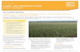 FACT SHEET - GRDC · the cost of production of each commodity they produce. The challenge in calculating the cost of production is the allocation of overhead costs. Knowing the cost
