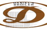 DANIEL’S BROILER IS THE PROUD RECIPIENT OF THE … · 2018-10-04 · DANIEL’S BROILER IS THE PROUD RECIPIENT OF THE FOLLOWING AWARDS: 2017 Wine Spectator, “Best of Award of