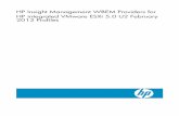HP Insight Management WBEM Providers for HP integrated … · 8 Version 1.0.0 3.4 mandatory used to indicate requirements strictly to be followed in order to conform to the document