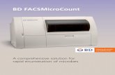 BD FACSMicroCount...4 The BD FACSMicroCount flow cytometer uses sophisticated fluidics, laser optics, electronic detectors, analog-to-digital converters, and a dedicated computer to