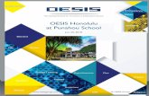 OESIS Honolulu at Punahou School · 3 Jan. 20, 2018. Jan. 20, 2018 Dear attendees: First of all a very deep thank you to Punahou School for underwriting the costs of this symposium
