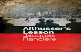 ALTHUSSER’S LESSON...Also available from Continuum: Being and Event, Alain Badiou Conditions, Alain Badiou Inﬁ nite Thought, Alain Badiou Logics of Worlds, Alain Badiou Theoretical