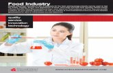 Food Industry · calculation in many different applications including the food and beverage industry. Kjeldahl Analysis is a three step process with the main steps being Digestion,