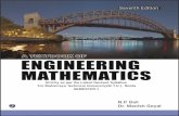 A TEXTBOOK OF ENGINEERING MATHEMATICS · A TEXTBOOK OF ENGINEERING MATHEMATICS For B.Tech. I Year (I Semester) For MAHAMAYA TECHNICAL UNIVERSITY (M.T.U.), NOIDA (Strictly as per the