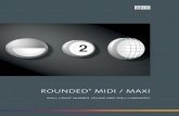 ROUNDED MIDI / MAXI Smart and cost-saving LED modules for mains voltage on high LED-efficiency level