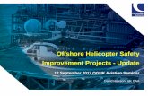 Offshore Helicopter Safety Improvement Projects - Update · 2018-08-22 · 6 Survivability - Equipment Standards (3) Life jackets: − Work on revised standard (prEN 4862) approx.