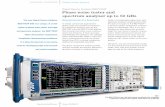 Signal Source Analyzer R&S®FSUP Phase noise tester and ......output of the mixer or phase comparator that is superimposed by the noise of the DUT and the reference source (FIG ).