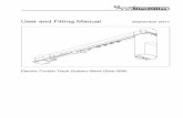 User and Fitting Manual September 2011 - Tracks-Direct.com · 2015-09-08 · User and fitting Manual Silent Gliss 5090 Page 5 Bracket position Draw a level line on the ceiling, wall