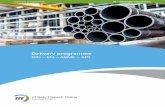 Delivery programme - rff Rohr Flansch Fitting Handels GmbH · 2014-10-27 · Delivery programme ASME / API Pipes / Tubes in acc. with ASTM / ASME / API Cutting and bevelling, blasting,